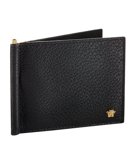 versace mens wallet with money clip